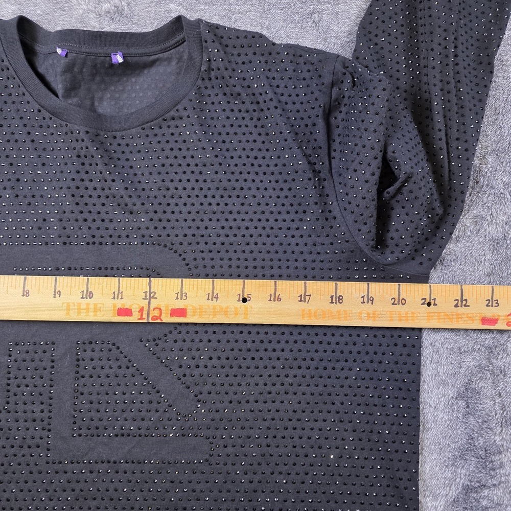 Ralph Lauren Purple Label RL Rhinestone Monogram Long Sleeve Tee Size XL $1390 - Picture 4 of 10